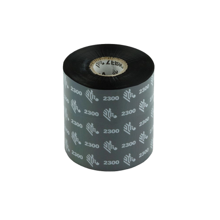Красящая лента (Риббон) Zebra 2300 Wax (60mm x 300m, wax, втулка 1