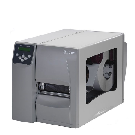 Термотрансферный принтер Zebra S4M PS (203 dpi, отделитель этикеток)	